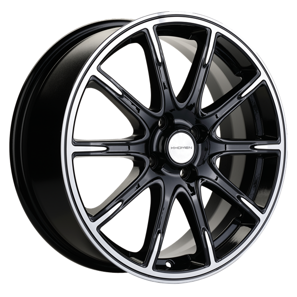 Khomen 1707 6,5x17 4*100 Et:50 Dia:60,1 Black-FP
