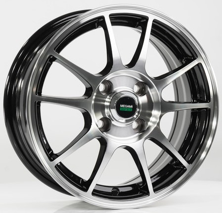 Megami MGM-5 6x15 4*100 Et:40 Dia:60,1 BKF Megami MGM-5 6x15 4*100 Et:40 Dia:60,1 BKF
