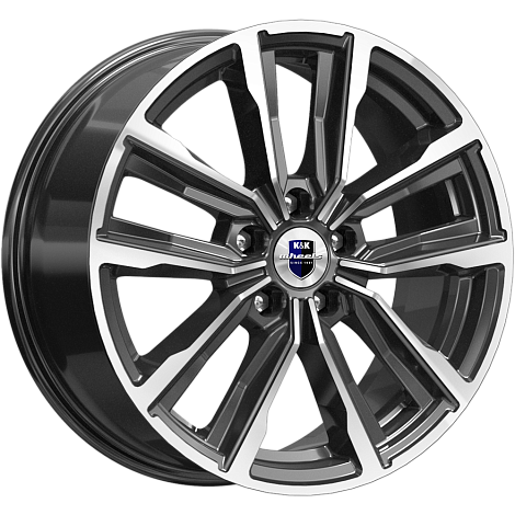 K&K Лацио 7,5x17 5*114,3 Et:45 Dia:66,1 алмаз чёрный K&K Лацио 7,5x17 5*114,3 Et:45 Dia:66,1 алмаз чёрный