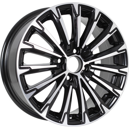 KDW KD1610 6,5x16 5*114,3 Et:50 Dia:67,1 Black_Front_Polished KDW KD1610 6,5x16 5*114,3 Et:50 Dia:67,1 Black_Front_Polished