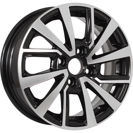 KDW KD1430 5,5x14 4*100 Et:40 Dia:54,1 Black_Front_Polished KDW KD1430 5,5x14 4*100 Et:40 Dia:54,1 Black_Front_Polished