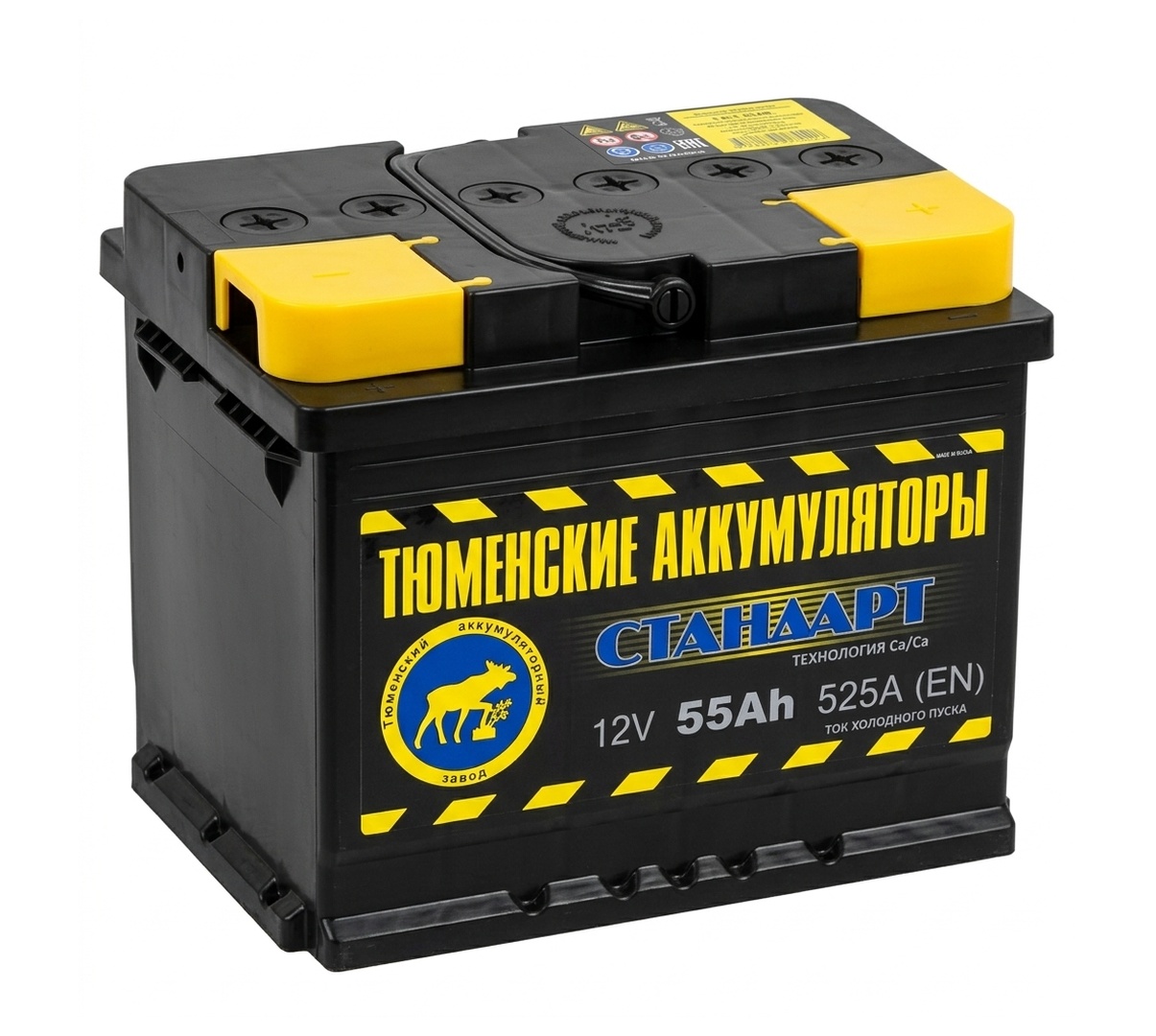 АКБ Тюмень 55 Ач о/п 6СТ-55LR Standard АКБ Тюмень 55 Ач о/п 6СТ-55LR Standard