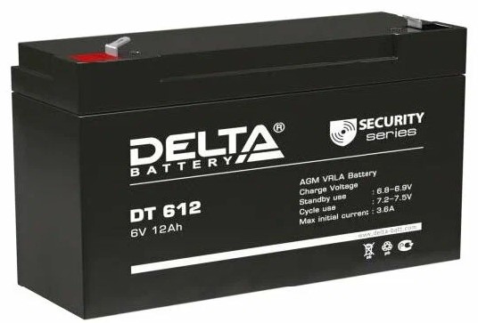 АКБ 6В - 12 Ач Delta DT AGM VRLA АКБ 6В - 12 Ач Delta DT AGM VRLA