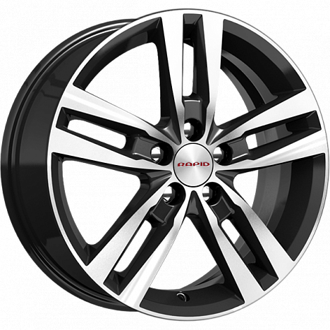 K&K Rassvet 6,5x16 5*114,3 Et:50 Dia:67,1 Алмаз чёрный K&K Rassvet 6,5x16 5*114,3 Et:50 Dia:67,1 Алмаз чёрный