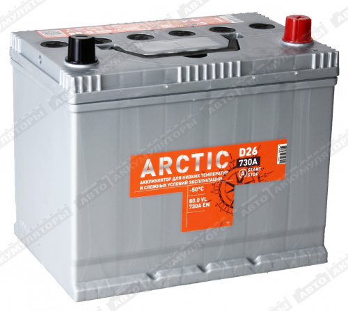 АКБ Titan Arctic AsiaSilver 80 Ач о/п 6СТ-80.0 VL