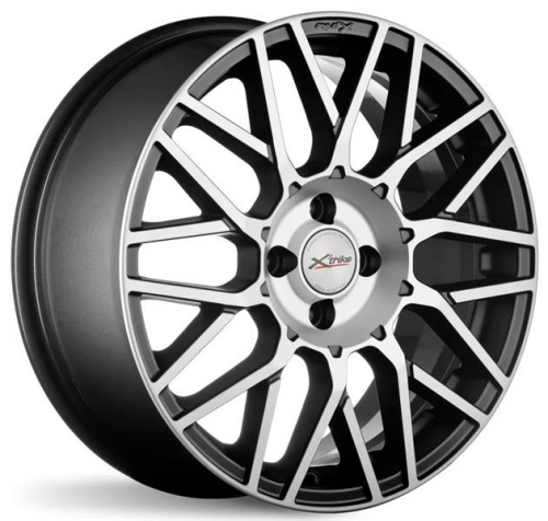 X'trike X-131 7x17 4*100 Et:43 Dia:60,1 BKM/FP X'trike X-131 7x17 4*100 Et:43 Dia:60,1 BKM/FP