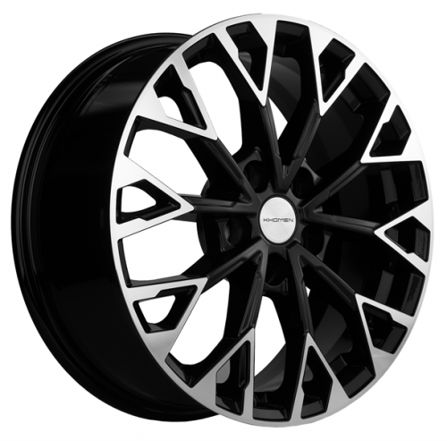 Khomen KHW1718 7x17 5*112 Et:45 Dia:57,1 Black-FP Khomen KHW1718 7x17 5*112 Et:45 Dia:57,1 Black-FP