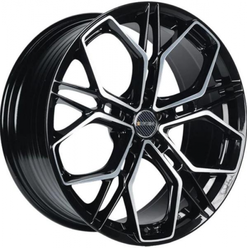 INCH FA8534 8x18 5*112 Et:40 Dia:66,6 Gloss Black Machined Face