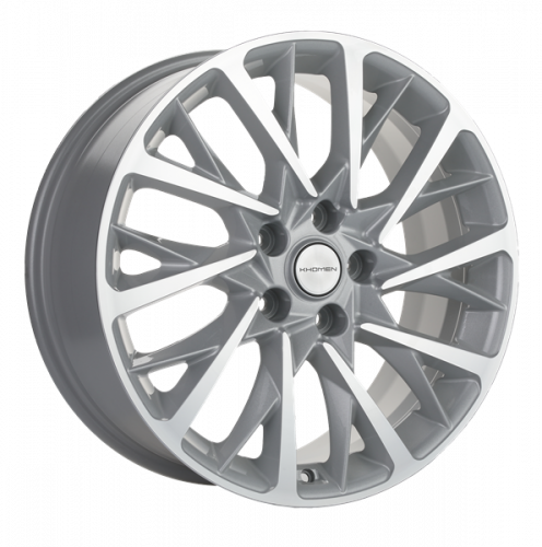 Khomen 1804 7,5x18 5*112 Et:43 Dia:57,1 F-Silver-FP Khomen 1804 7,5x18 5*112 Et:43 Dia:57,1 F-Silver-FP