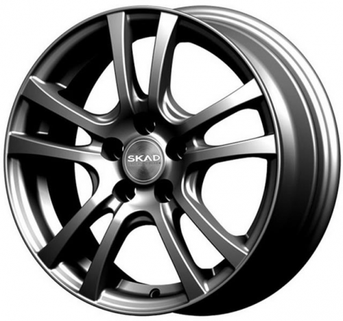 Скад Дели 6x15 4*100 Et:48 Dia:54,1 графит Скад Дели 6x15 4*100 Et:48 Dia:54,1 графит