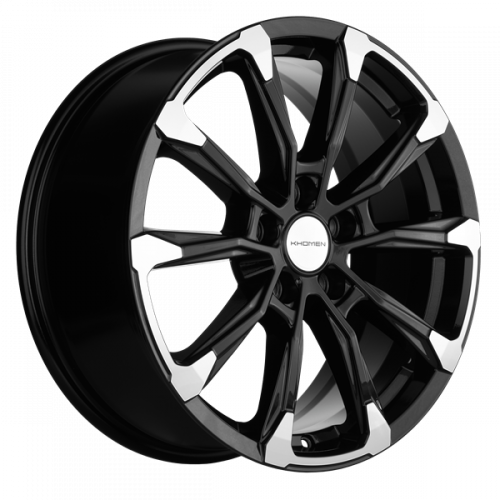 Khomen 1808 7,5x18 5*110 Et:40 Dia:67,1 Black-FP Khomen 1808 7,5x18 5*110 Et:40 Dia:67,1 Black-FP