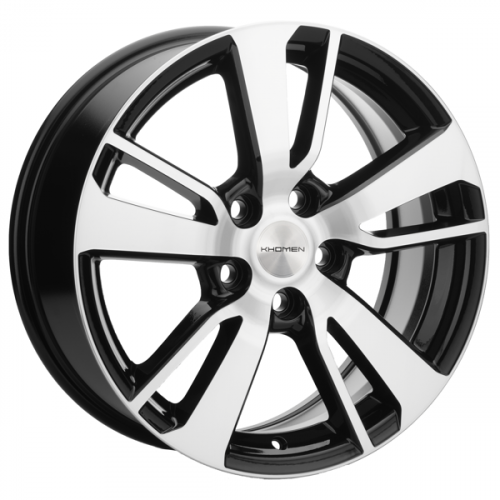 Khomen 1704 7x17 5*114,3 Et:40 Dia:66,1 Black-FP Khomen 1704 7x17 5*114,3 Et:40 Dia:66,1 Black-FP