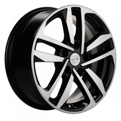 Khomen 1612 6,5x16 5*112 Et:46 Dia:57,1 Black-FP