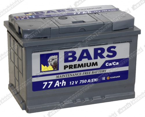 АКБ BARS Premium 77 Ач 6СТ-77.1 VL