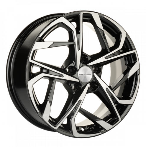 Khomen 1716 7x17 5*114,3 Et:40 Dia:57,1 Black-FP Khomen 1716 7x17 5*114,3 Et:40 Dia:57,1 Black-FP